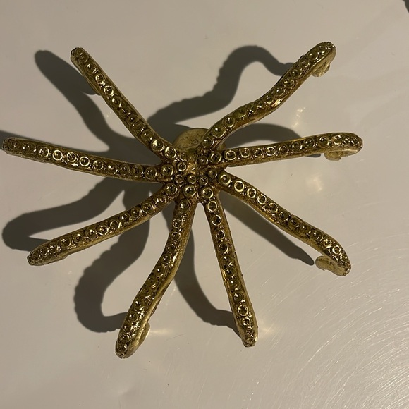Decorative Gold Octopus Figurines - Set of 3 Unique Home Accents - Picture 5 of 8